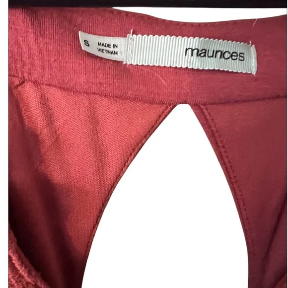 Maurices Keyhole Neckline Dress in Rust Color - Picture 3 of 3